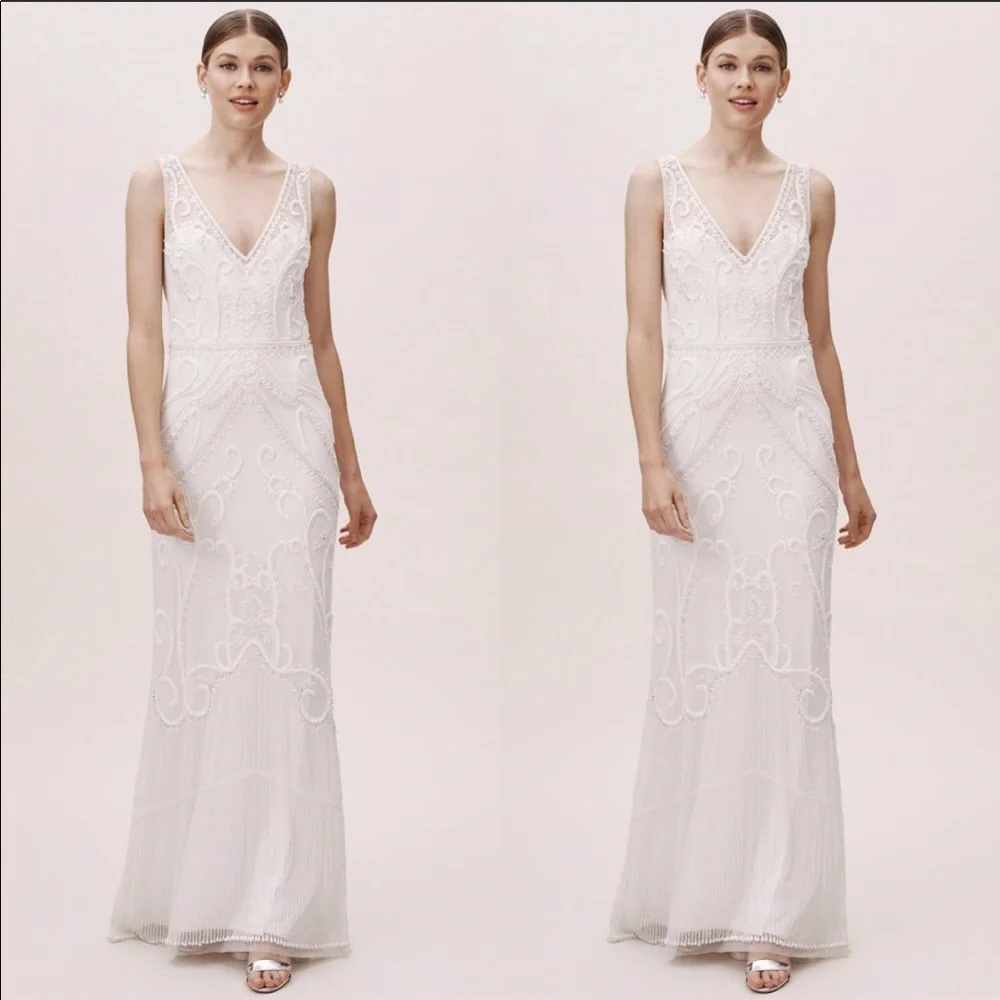 Anthropologie x BHLDN Sorrento Embellished Dress - Picture 3 of 12